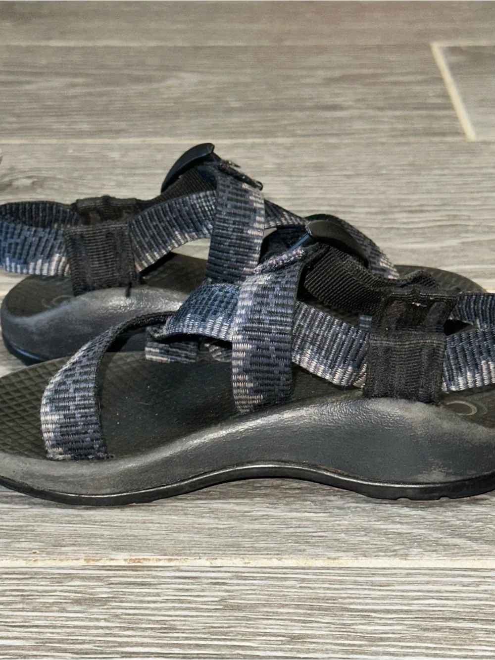 Chaco Kids Z1 EcoTread Athletic Sport Sandal Youth Size 11 Navy Slides Outdoor